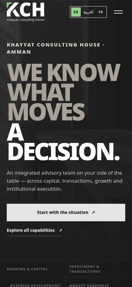 The digital experience · Desktop & mobile