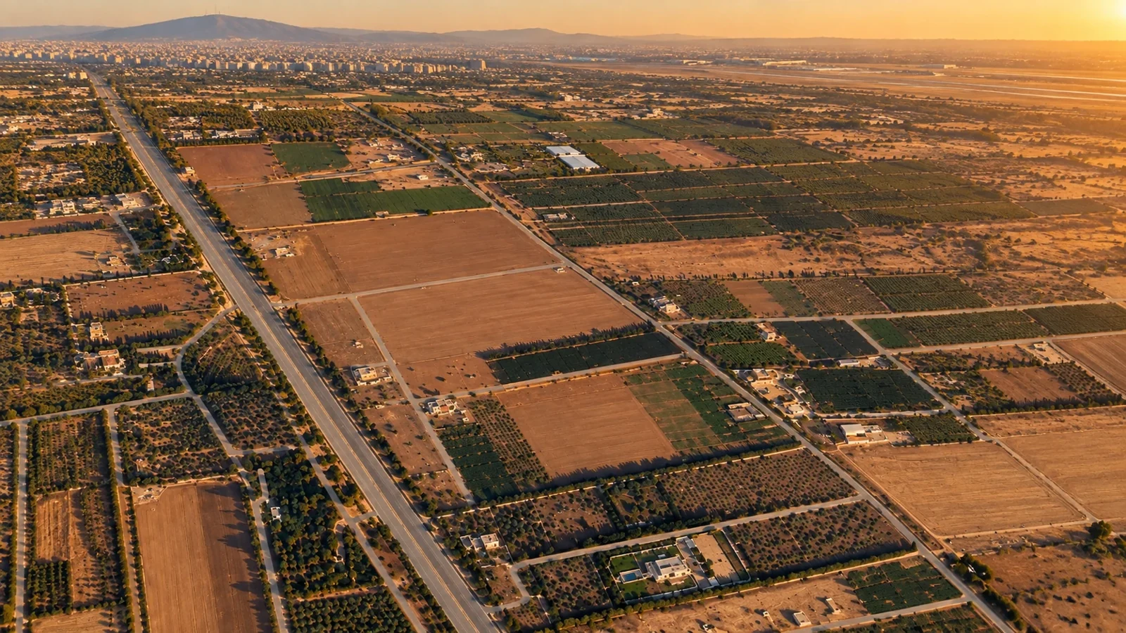 The land