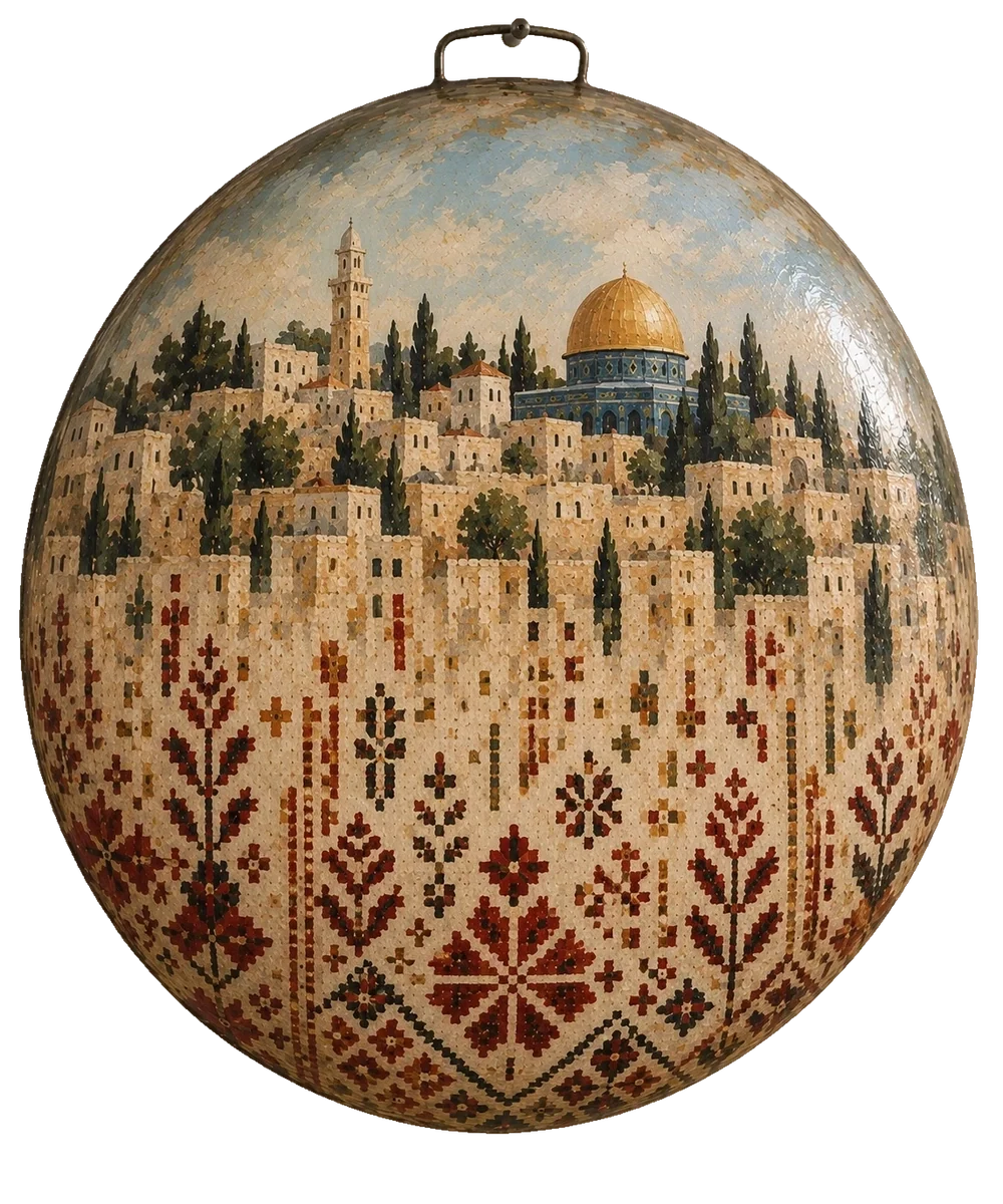 Wafa Abuwafa — artwork on saj